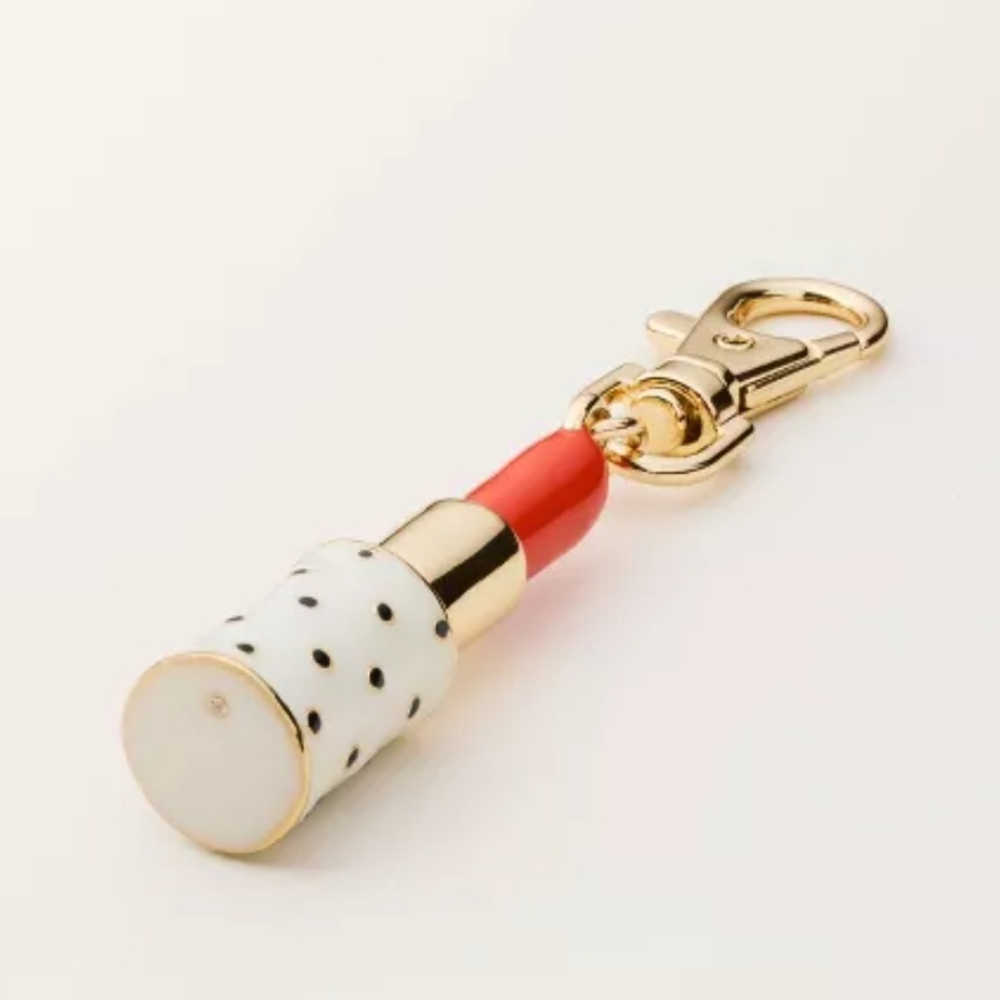 Lipstick Bag Charm Key Chain Kate Spade x Target Spring Party Limited Edition - Picture 8 of 9